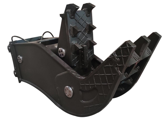 Kazı makinesi Demoliton Kaya Kırıcı Bağlantısı 4 Yan Blade Düşük Gürültü Yüksek Performans 2250KN Gücü
