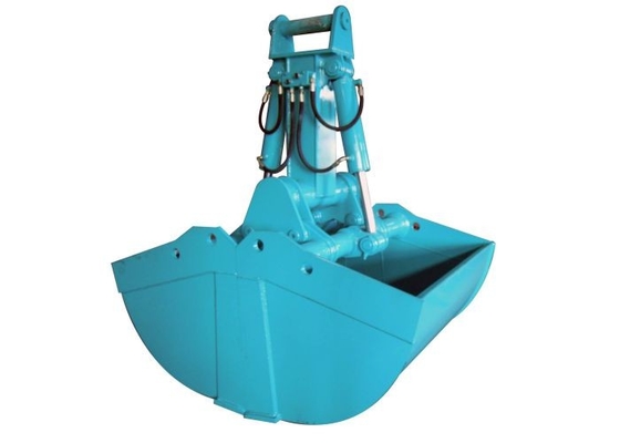 Ekskavatör Clamshell Bottle Clamshell Grapple Excavator Yüksek kapasiteli yüksek performanslı eklentiler