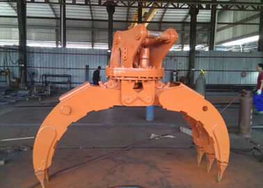 Wearable Excavator Rotating Grapple 1890 Mm Close Height Universal 360 Degree Rotating