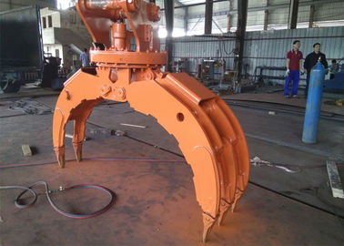 Wearable Excavator Rotating Grapple 1890 Mm Close Height Universal 360 Degree Rotating