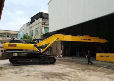 Yellow Cat Long Reach , Excavator Boom Arm Sumitomo SH380 With 1.2 Cum Sand Bucket