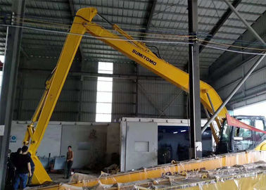 Yellow Cat Long Reach , Excavator Boom Arm Sumitomo SH380 With 1.2 Cum Sand Bucket