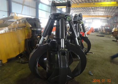 Multi Color Orange Peel Bucket , Hydraulic Clamshell Bucket Excellent Wear Resistance